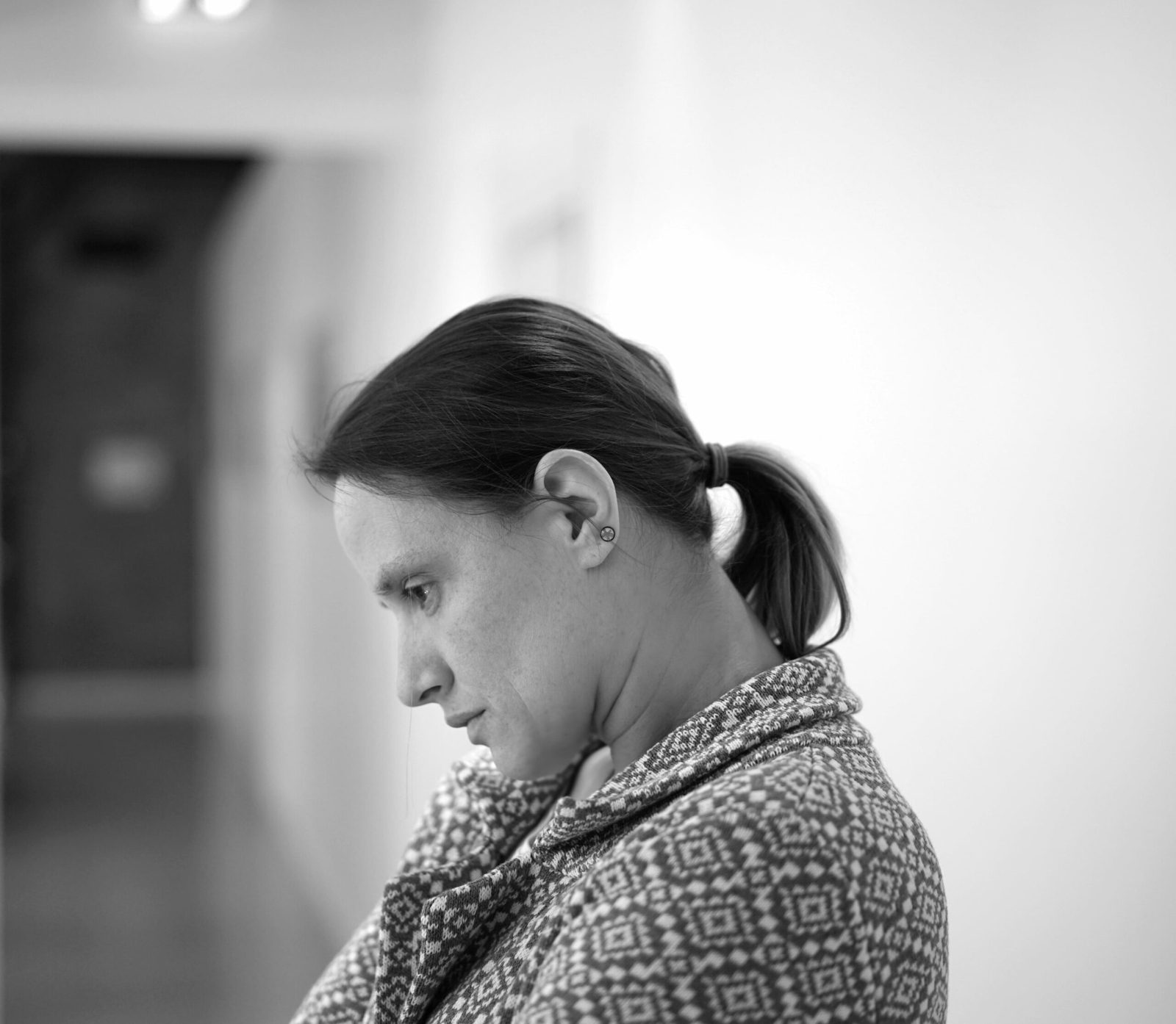 Lydia Karstädt in einem ruhigen, nachdenklichen Moment